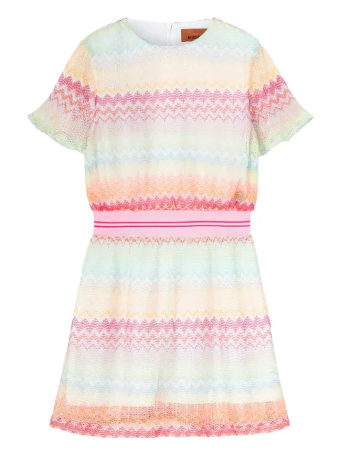 Missoni Kids zigzag-print dress