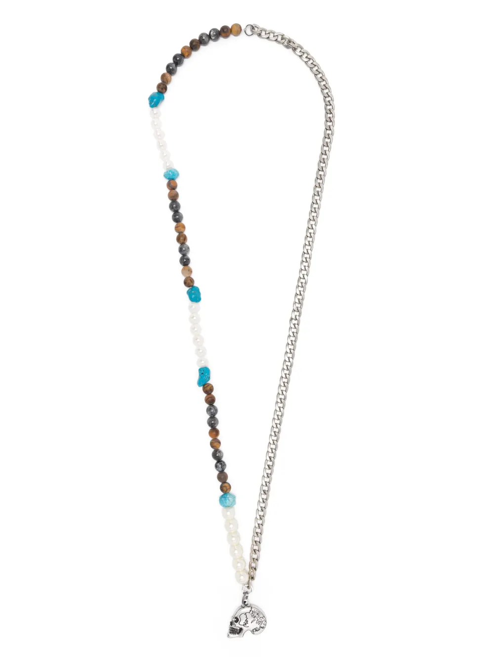Gabriele Pasini skull-pendant bracelet | White | Image 1