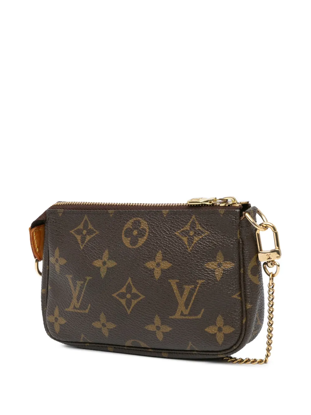 Louis Vuitton Pre-Owned 2007 Pochette Accessoires mini-handtas met monogram - Bruin