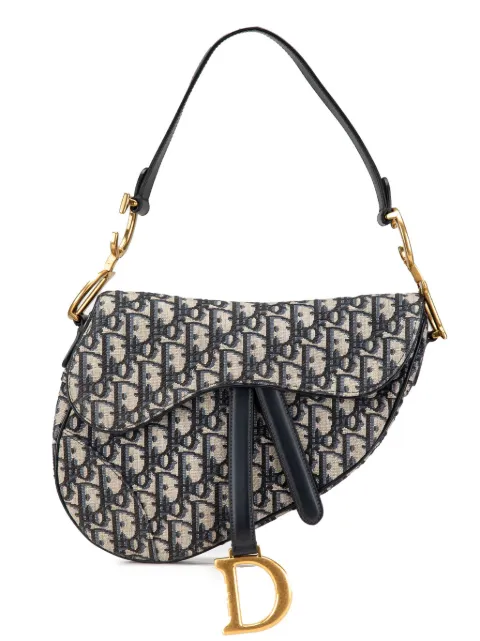 Christian Dior Pre-Owned 2022 Oblique Canvas Saddle Bag shoulder bag