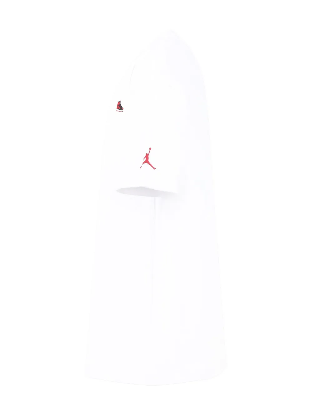 Jordan Kids T-shirt met logopatch Wit