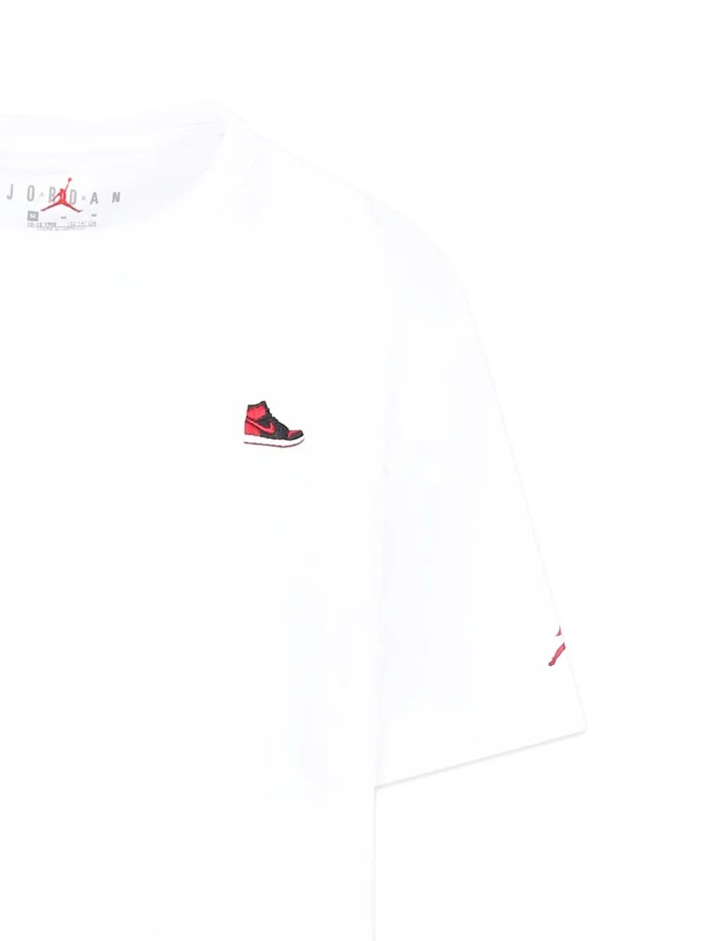 Jordan Kids T-shirt met logopatch Wit
