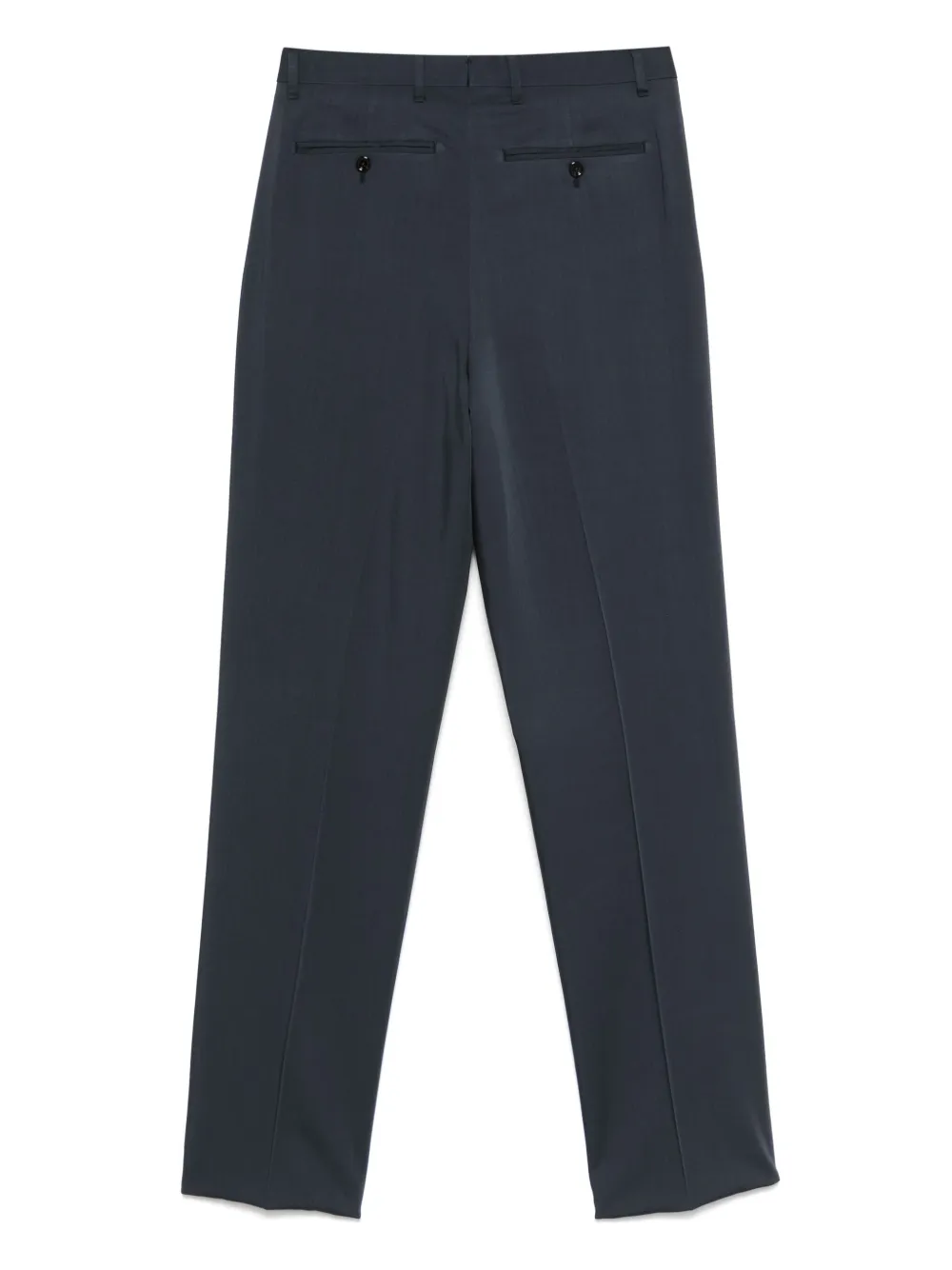Lardini Broek met geplooid detail - Blauw