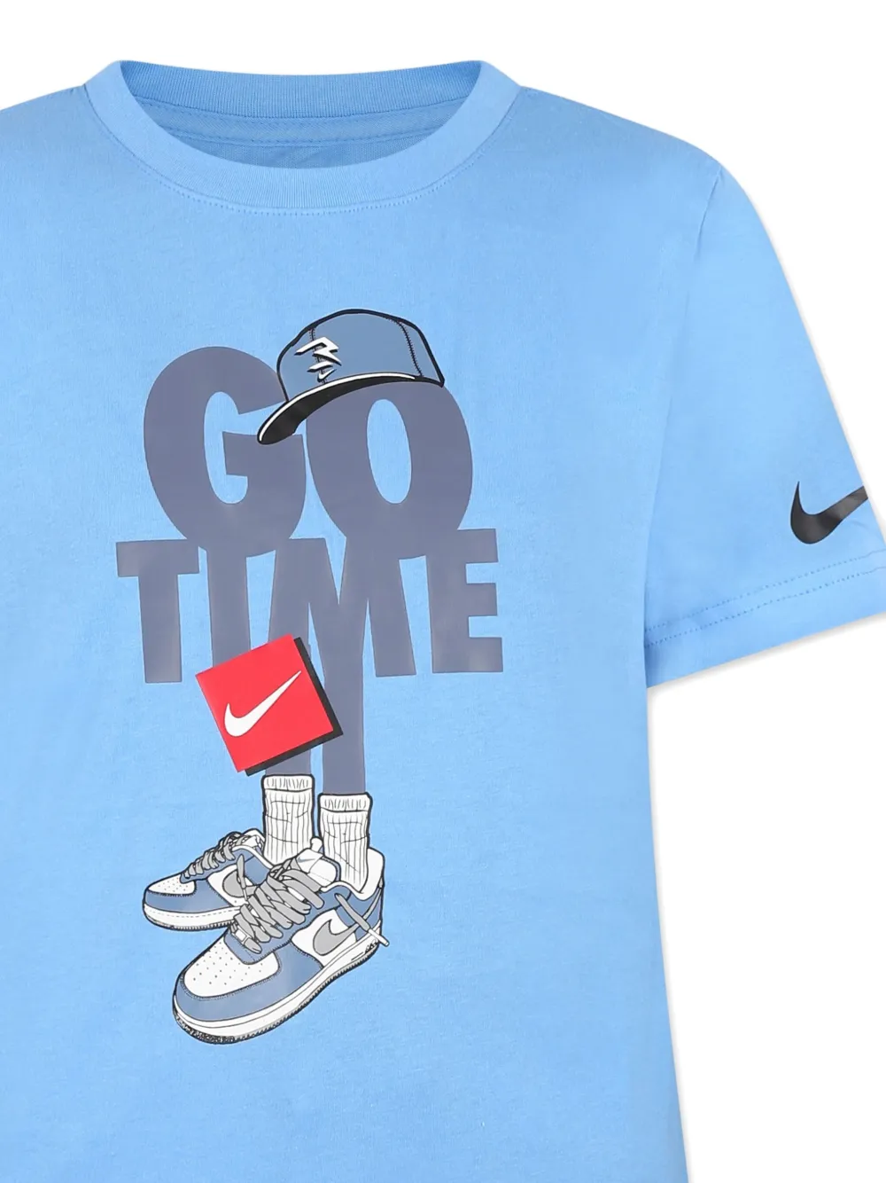 Nike Kids T-shirt met ronde hals Blauw