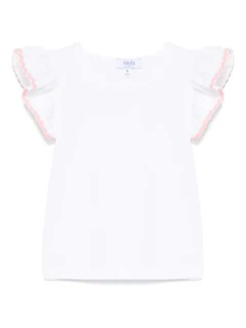 Siola playera con detalle de volantes