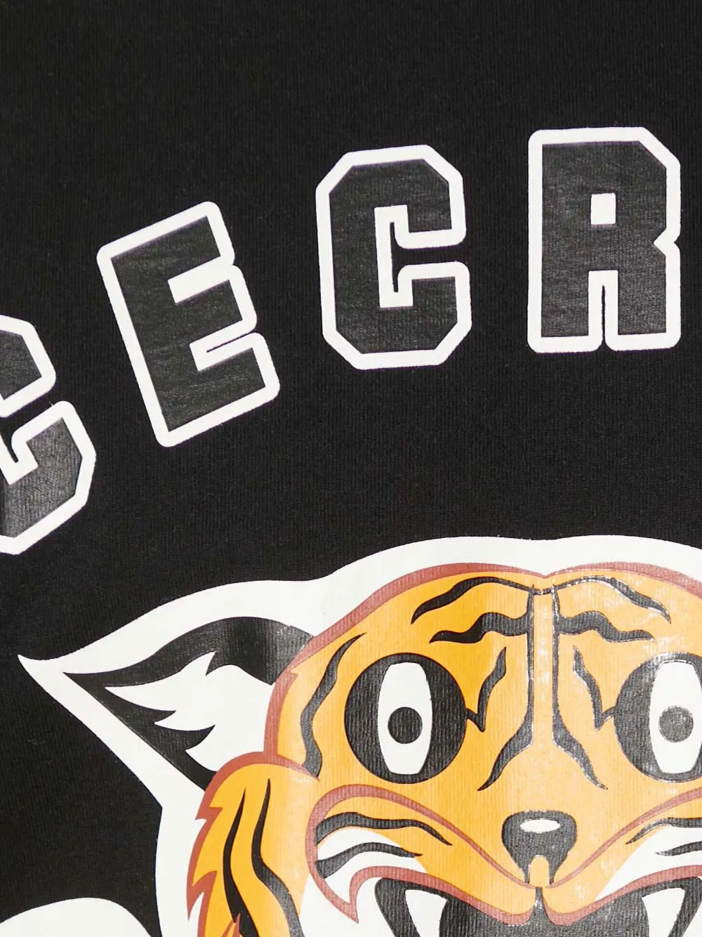 Icecream Tiger T-shirt In Black