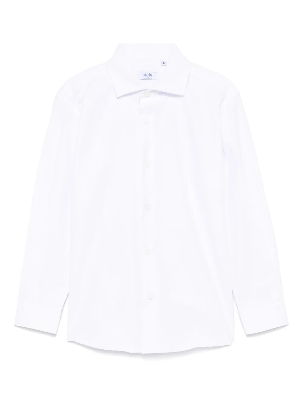 Siola Shirt met monogram-jacquard Wit