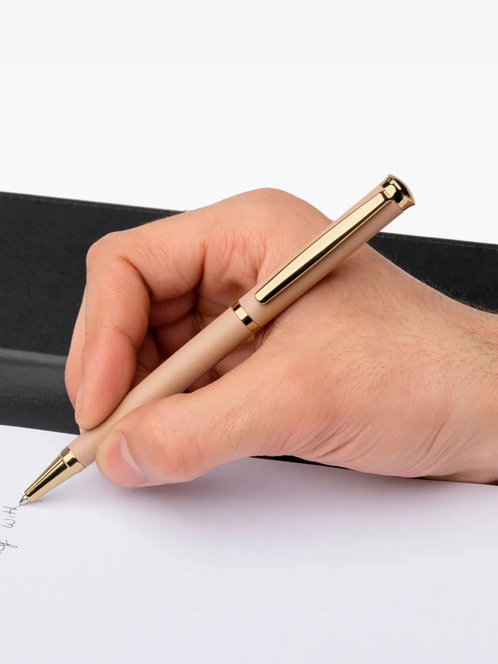 Hugo Boss Sophisticated Pen In Neutrals