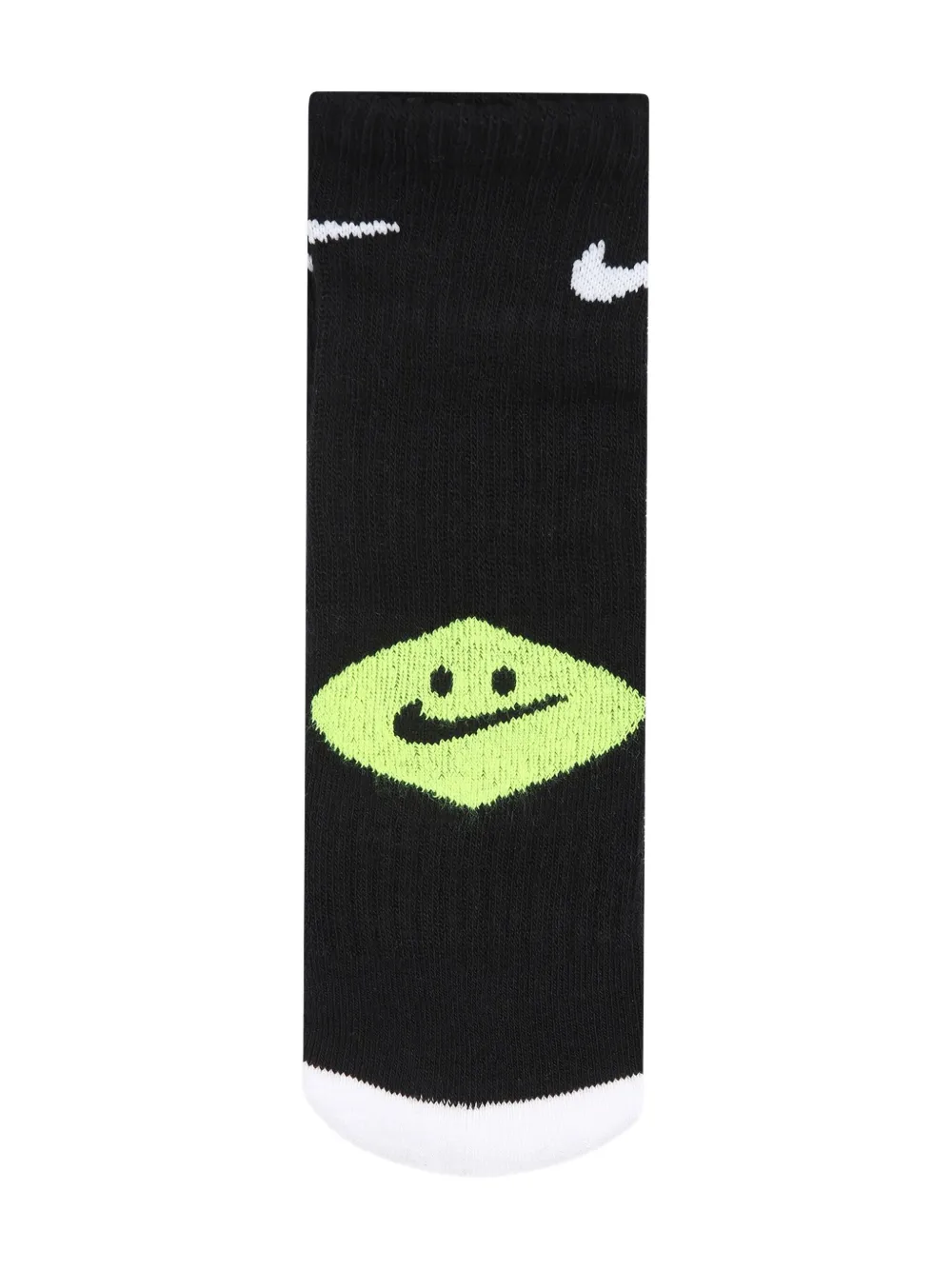 Nike Kids intarsia-logo knitted socks - Wit