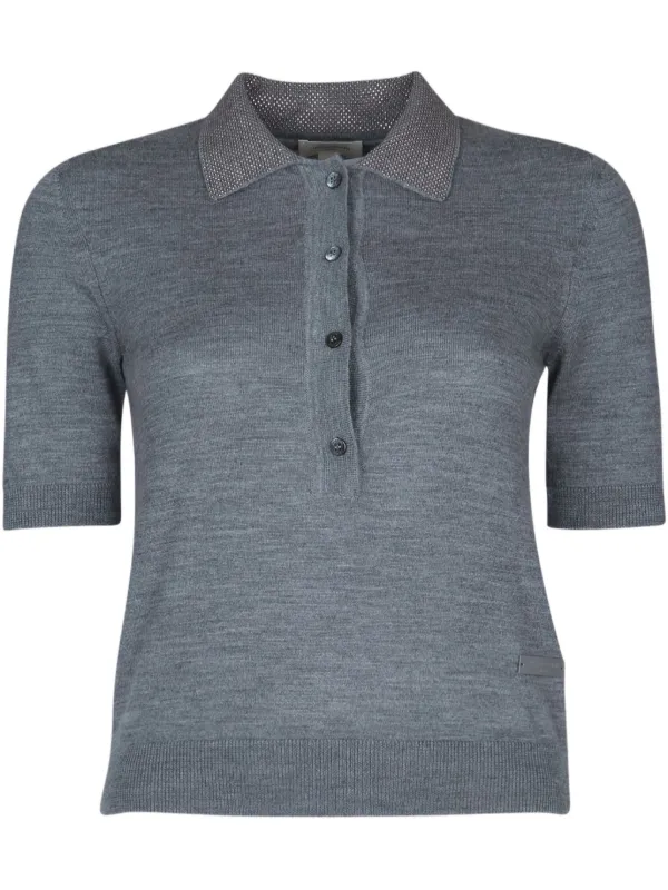 Jacob Cohën Short-sleeve Polo Top in Grey