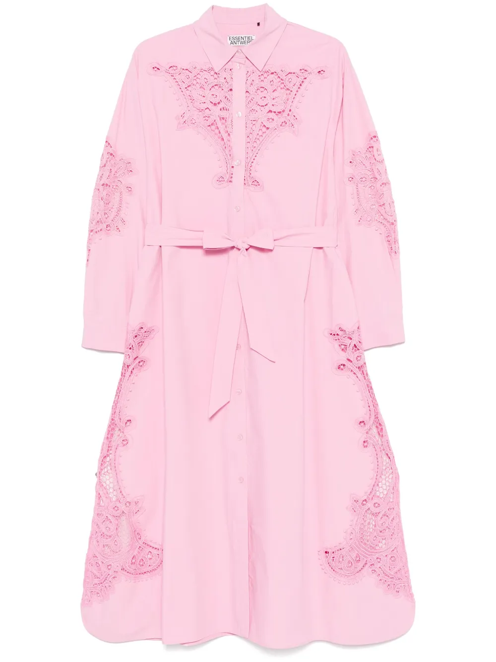 Essentiel Antwerp Haze midi-jurk Roze
