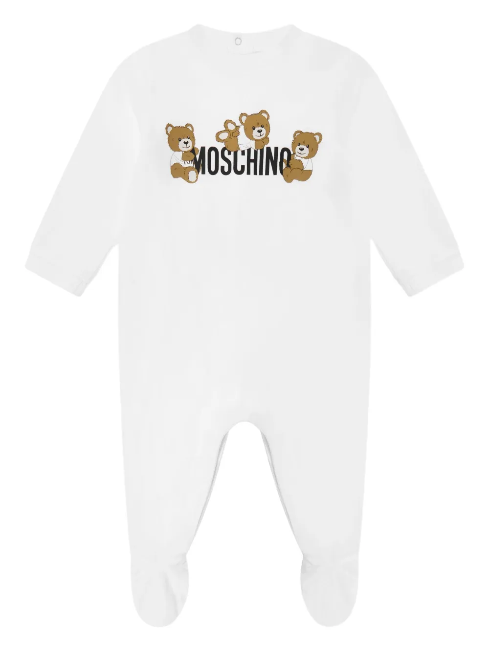 Moschino Kids Katoenen babypakje Wit