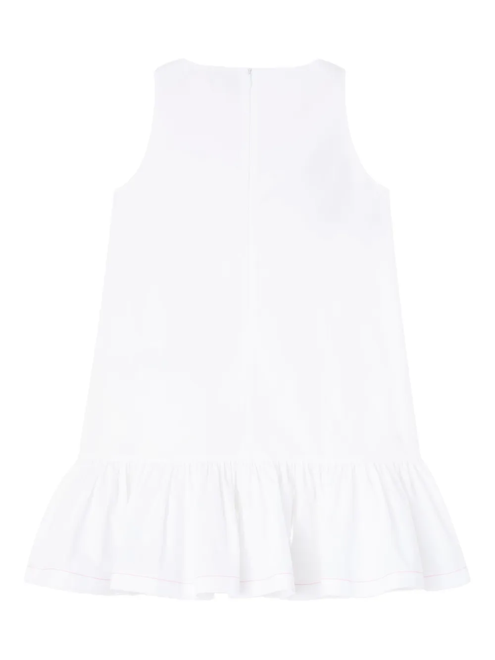 Missoni Kids Jurk met zigzag-patroon Wit