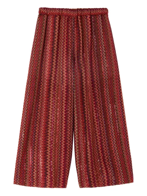 Missoni Kids بنطال بنقش متعرج