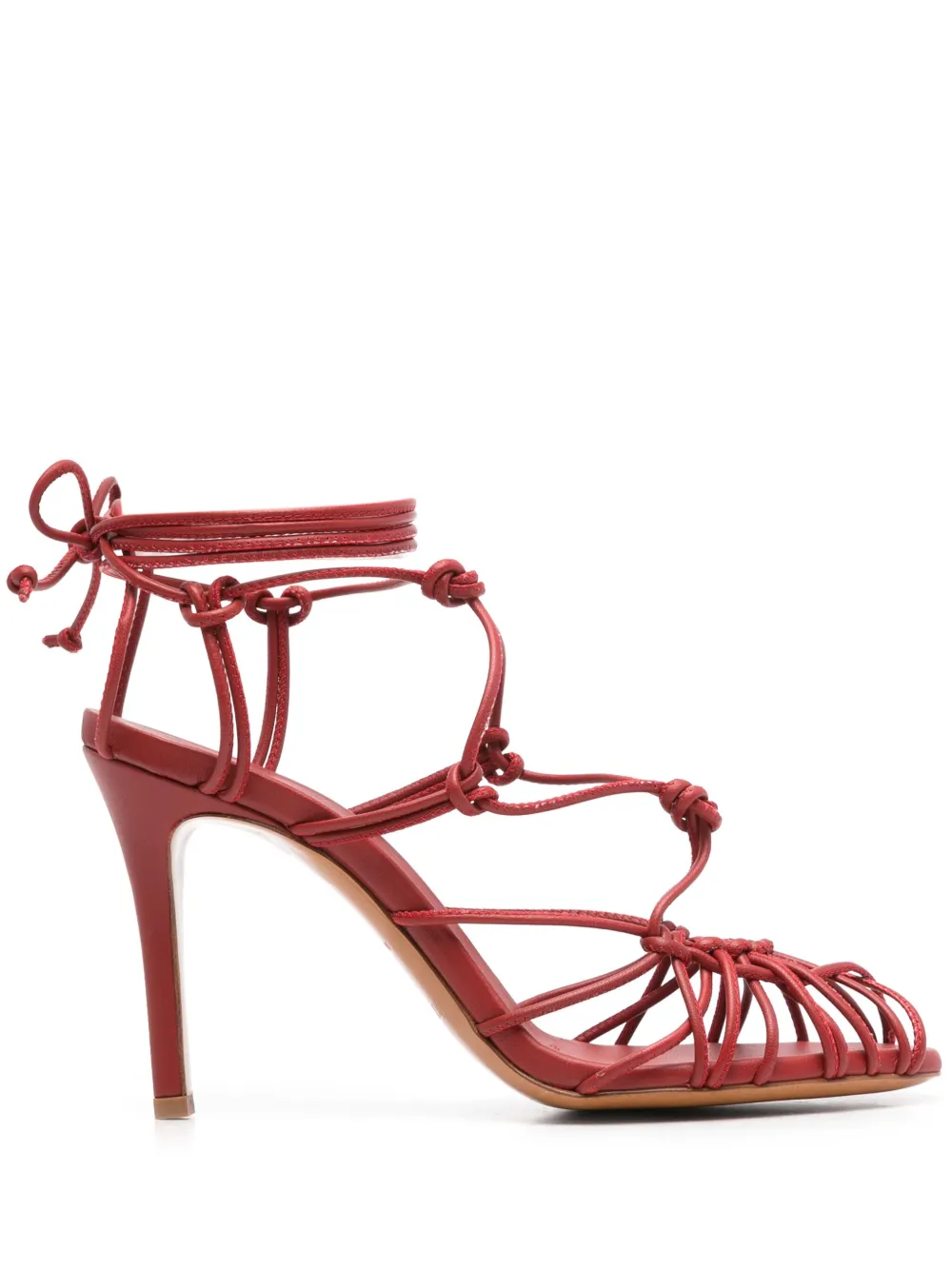 Forte 95mm slender-heel sandals Red