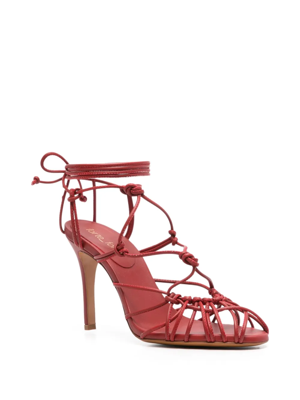 Forte 95mm slender-heel sandals Red