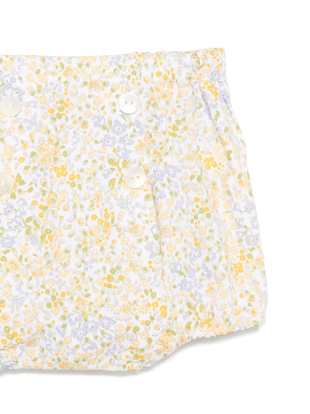 Siola Broekje met bloemenprint Wit