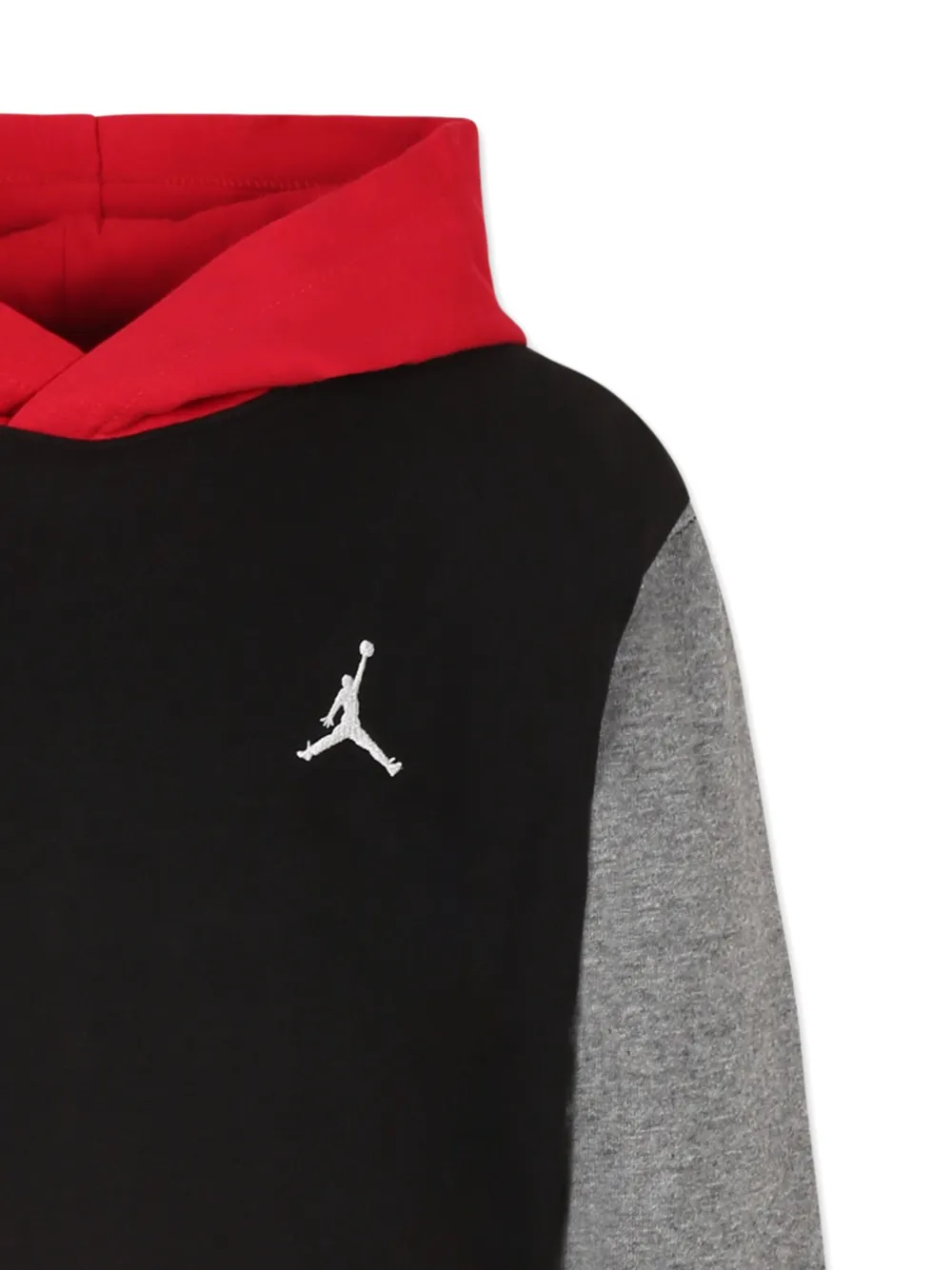 Jordan Kids Hoodie met vlakken Zwart