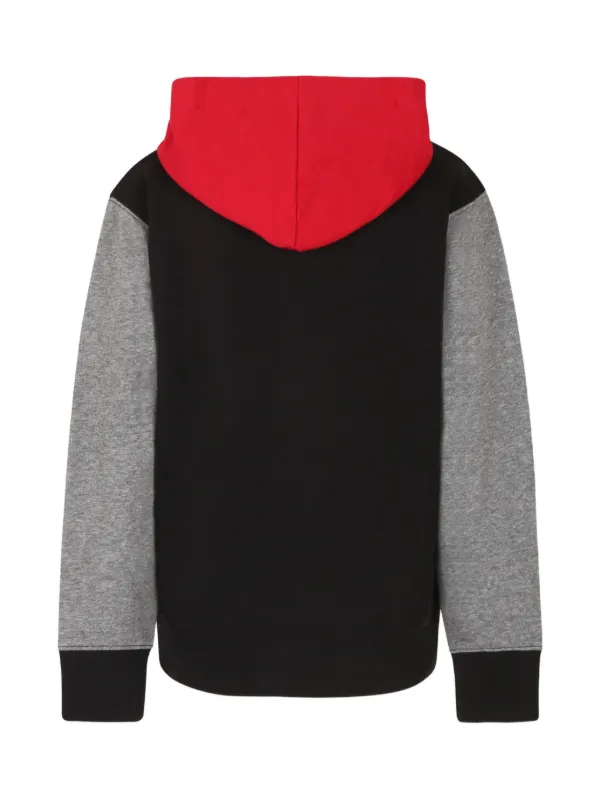Jordan Kids Panelled Design Hoodie Black FARFETCH PH