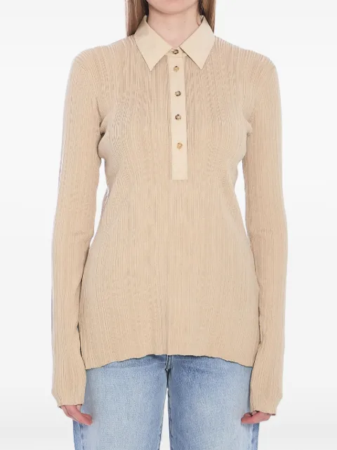 TOTEME knitted polo shirt 