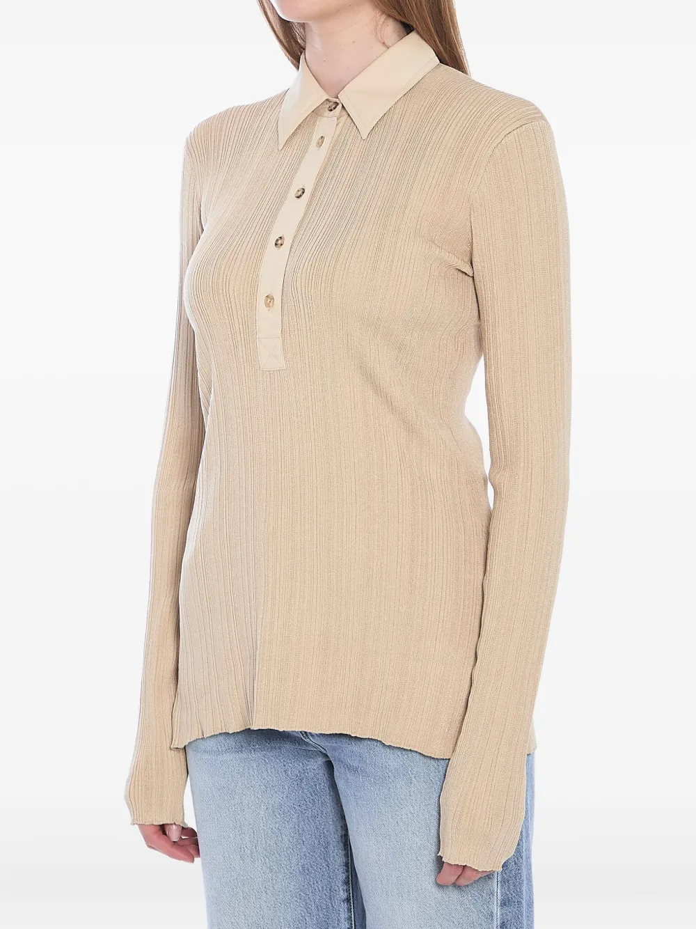TOTEME knitted polo shirt | Knitted Tops | Image 2