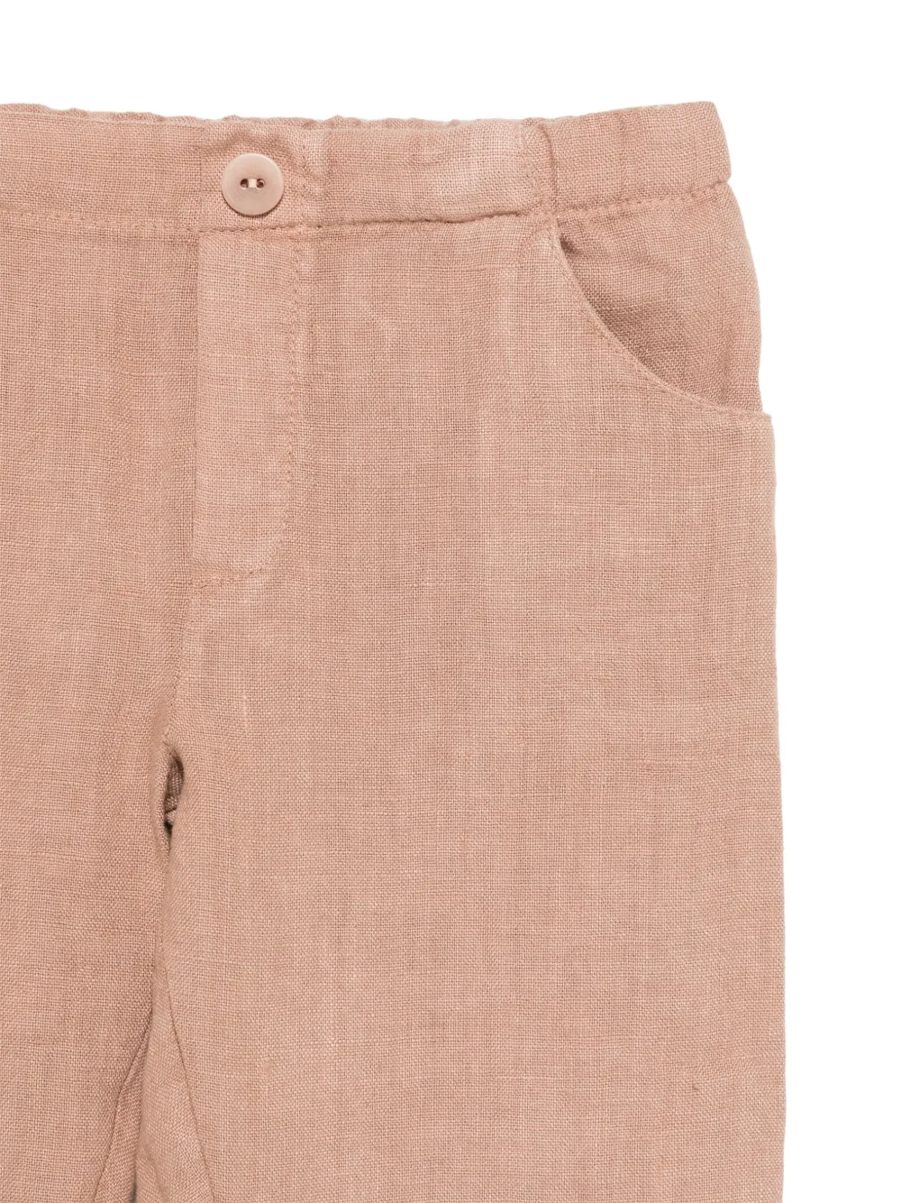 Siola Linnen broek Bruin