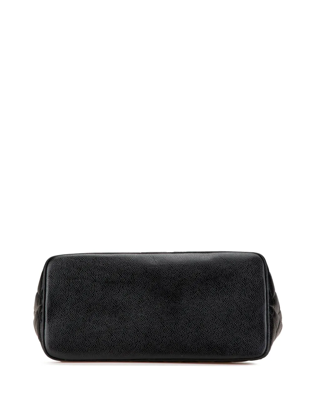 Pre-owned Chanel 2000-2002 Caviar Medallion Tote Bag In 黑色