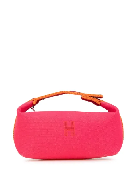 Hermès Pre-Owned 2020-2024 Small Toile Bride A Brac vanity bag