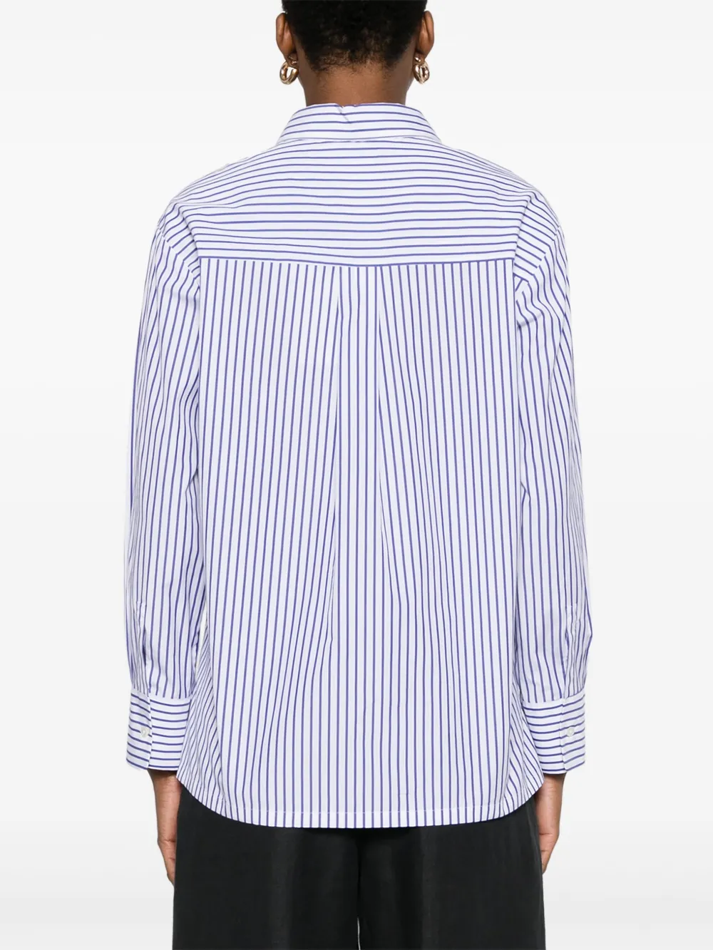 'S Max Mara Gestreept blouse Wit