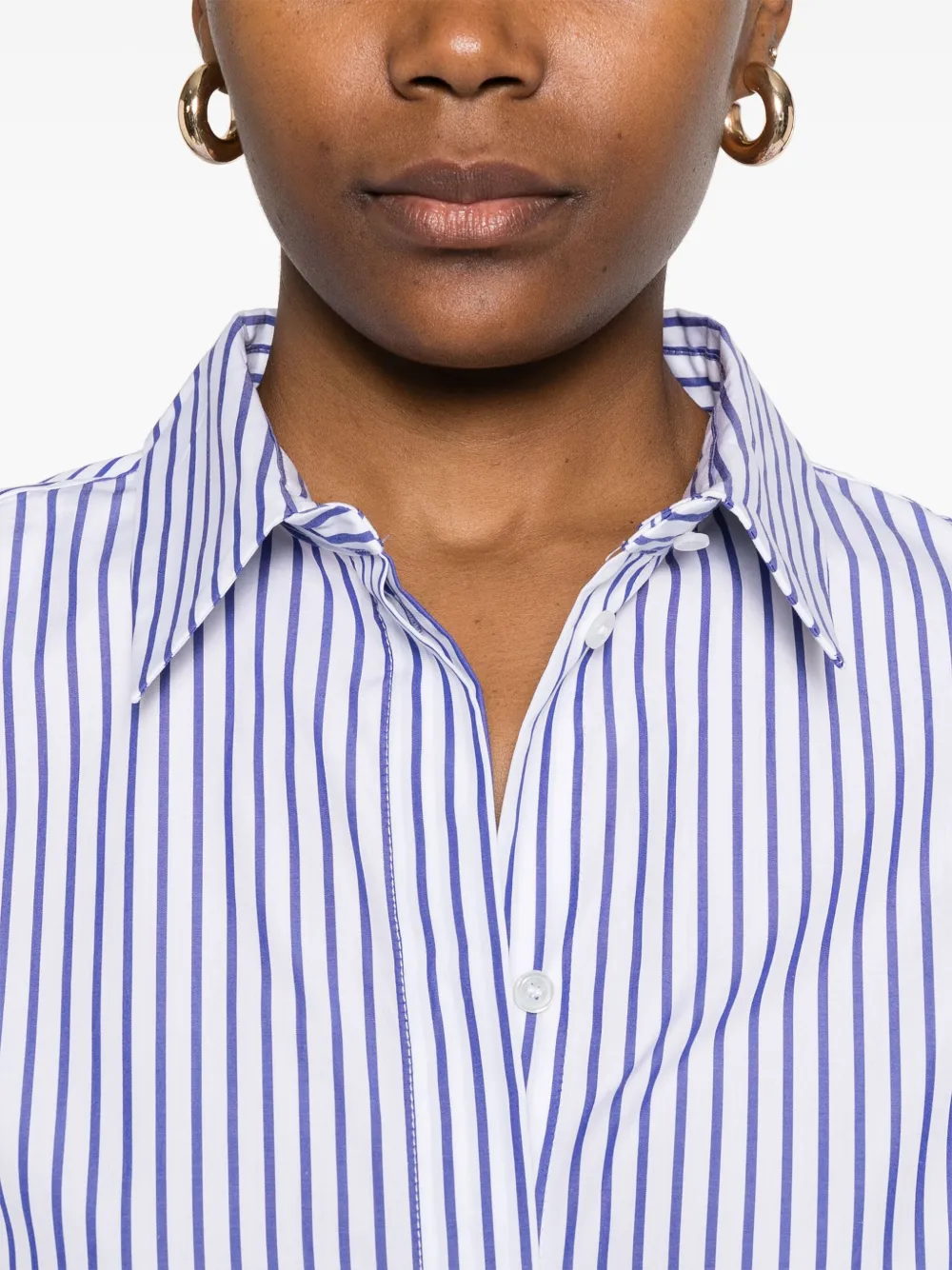 'S Max Mara Gestreept blouse Wit