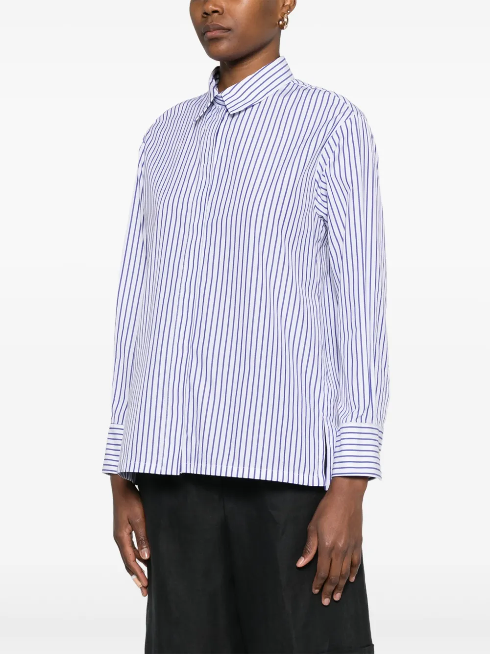 'S Max Mara Gestreept blouse Wit