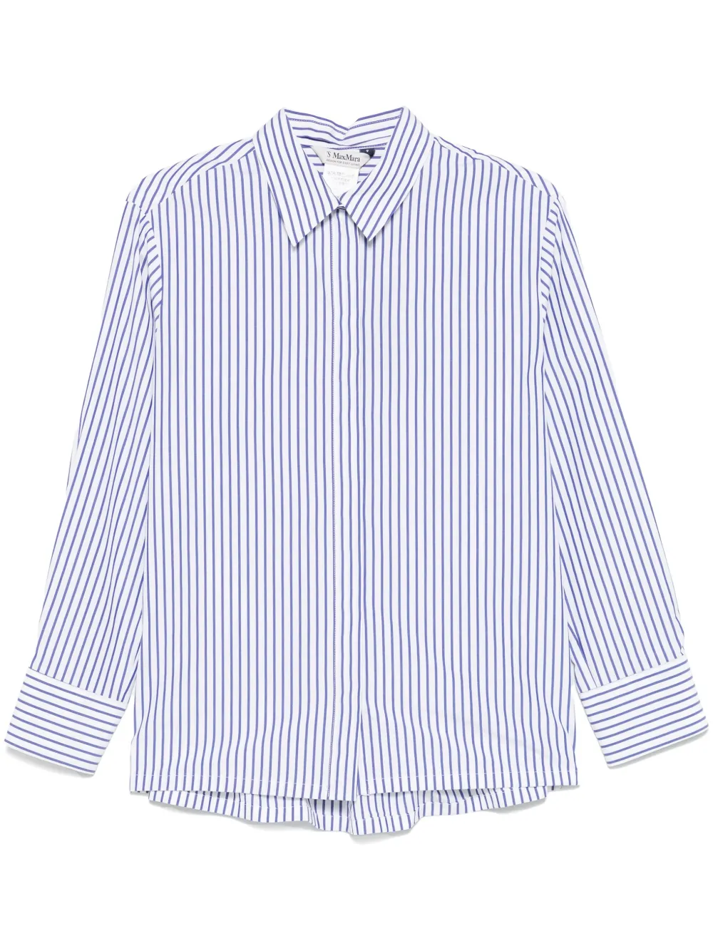 'S Max Mara camisa con rayas estampadas | blanco | Image 1