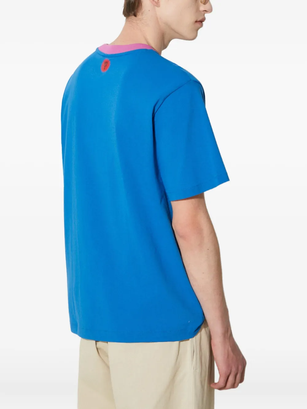 ICECREAM T-shirt met tijgerprint - Blauw