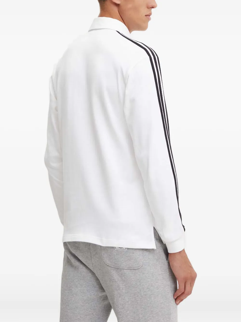 Adidas Originals Firebird Adicolor Zip-up Sweatshirt In White