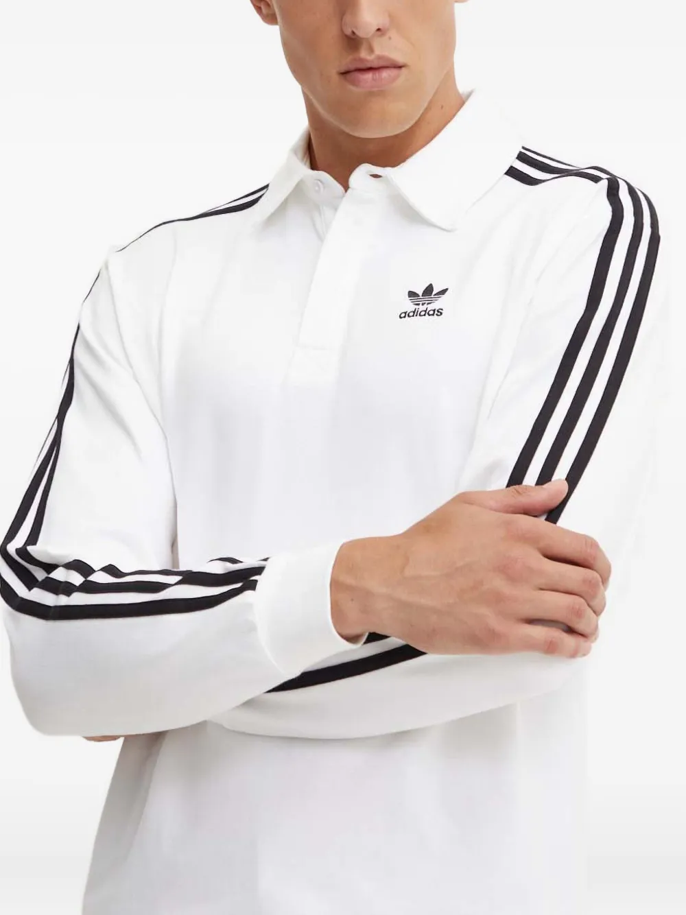 Adidas Originals Firebird Adicolor Zip-up Sweatshirt In White