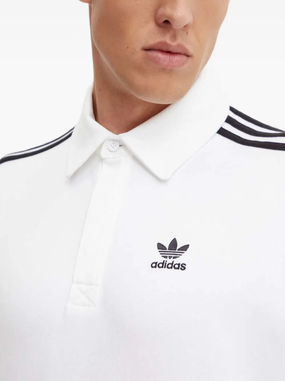 Adidas Originals Firebird Adicolor Zip-up Sweatshirt In White