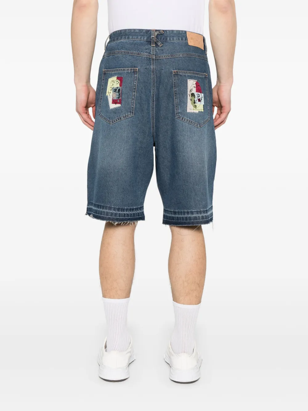 KidSuper Denim shorts Blauw