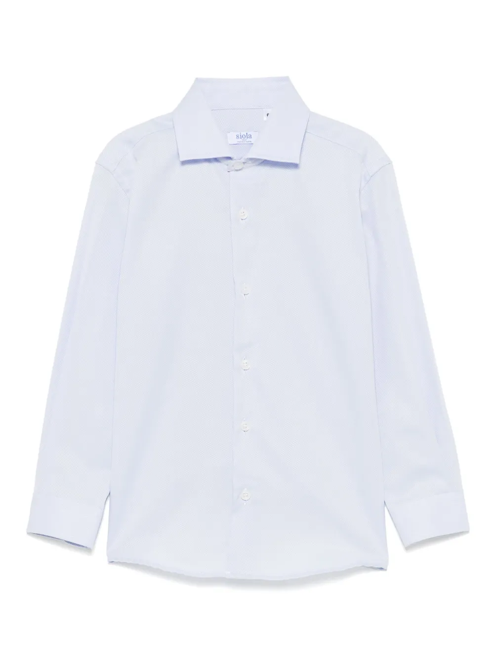 Siola Shirt met monogram-jacquard Blauw
