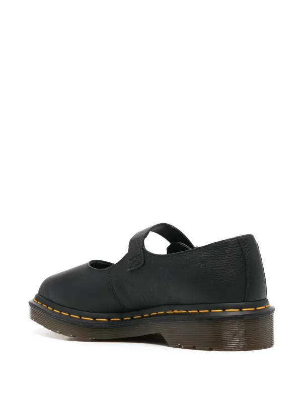 Dr. Martens Elphie Viriginia Mary Jane Shoes | Black | FARFETCH IN