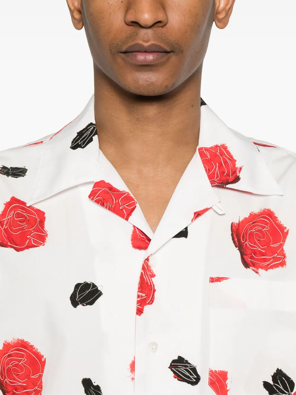 Marni Overhemd met bloemenprint Wit