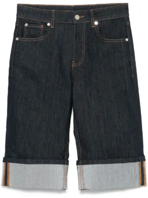 ショートパンツ LIU JO Woman Short Denim UA5253D0238 78856 Denim shorts with gemstones colour blue denim | Liu Jo