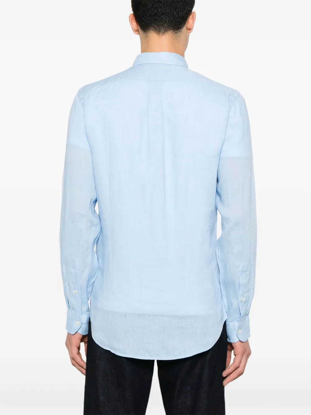 Polo Ralph Lauren Linnen overhemd Blauw