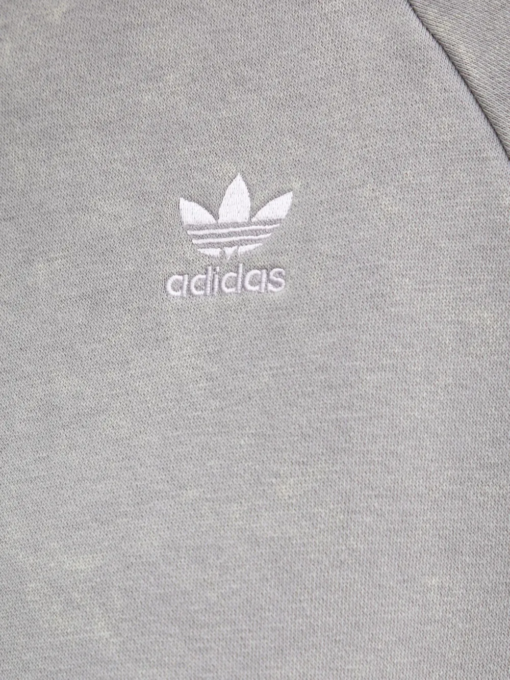 adidas Hoodie met raglan mouwen en drie strepen Grijs