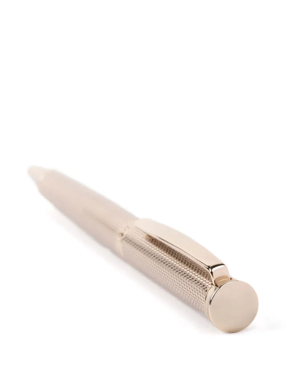 Hugo Boss Engraved-logo Ballpoint Pen In Gold