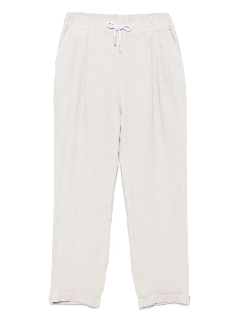 Brunello Cucinelli Kids Linnen broek Beige