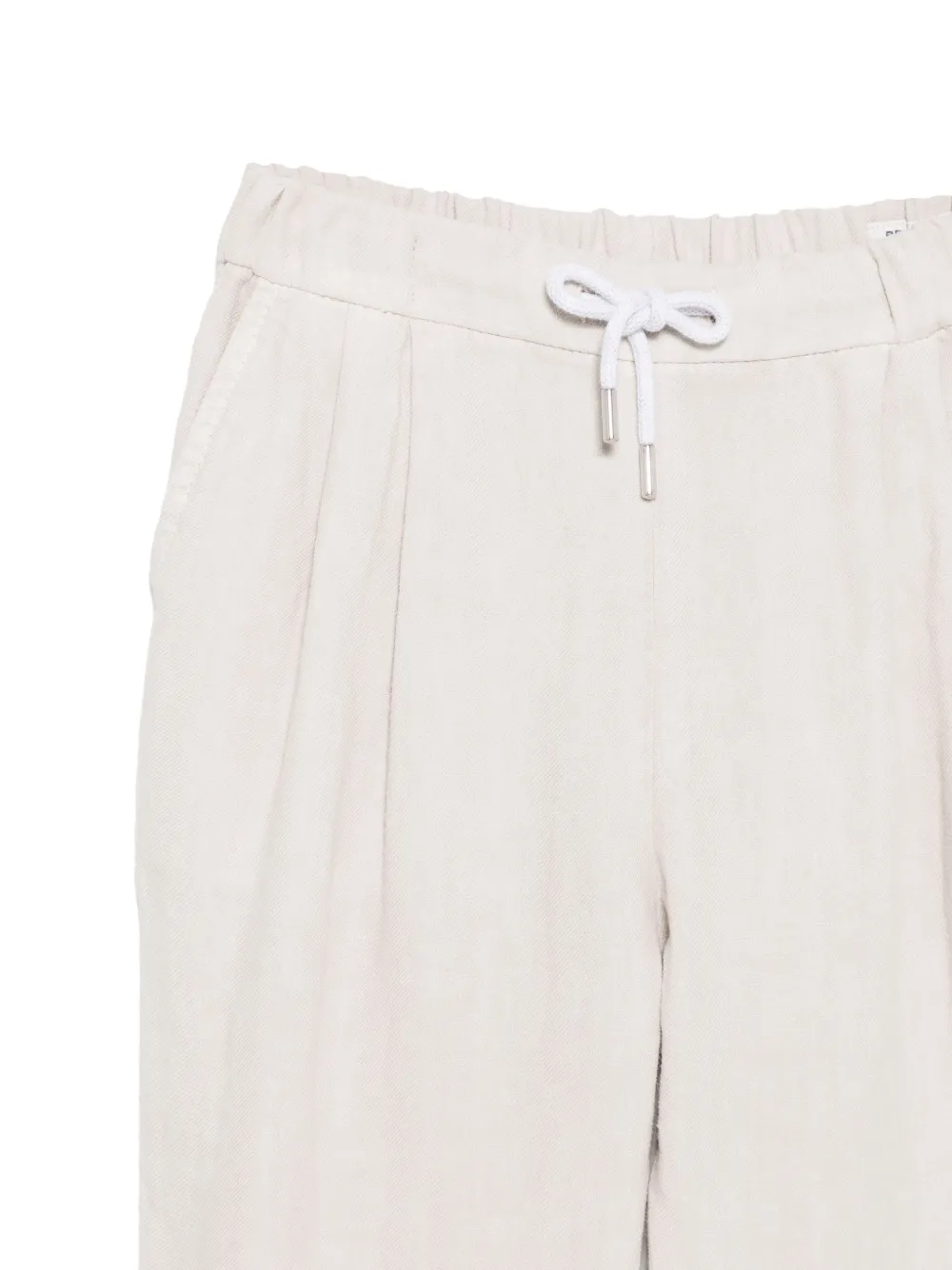 Brunello Cucinelli Kids Linnen broek Beige