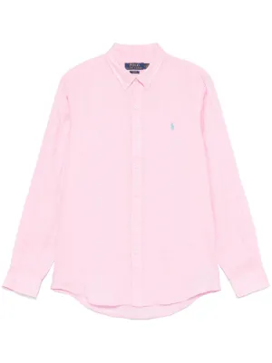 Polo Ralph Lauren ロゴ シャツ | ピンク | FARFETCH JP