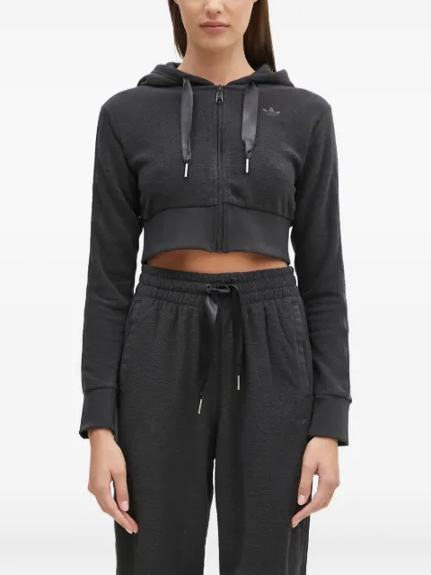 adidas FZ zip-up crop hoodie