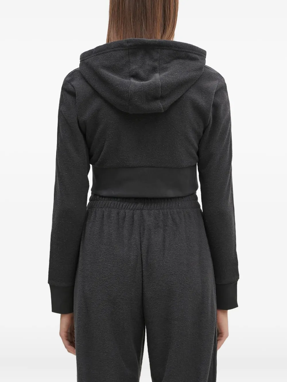 adidas FZ cropped hoodie met rits Grijs
