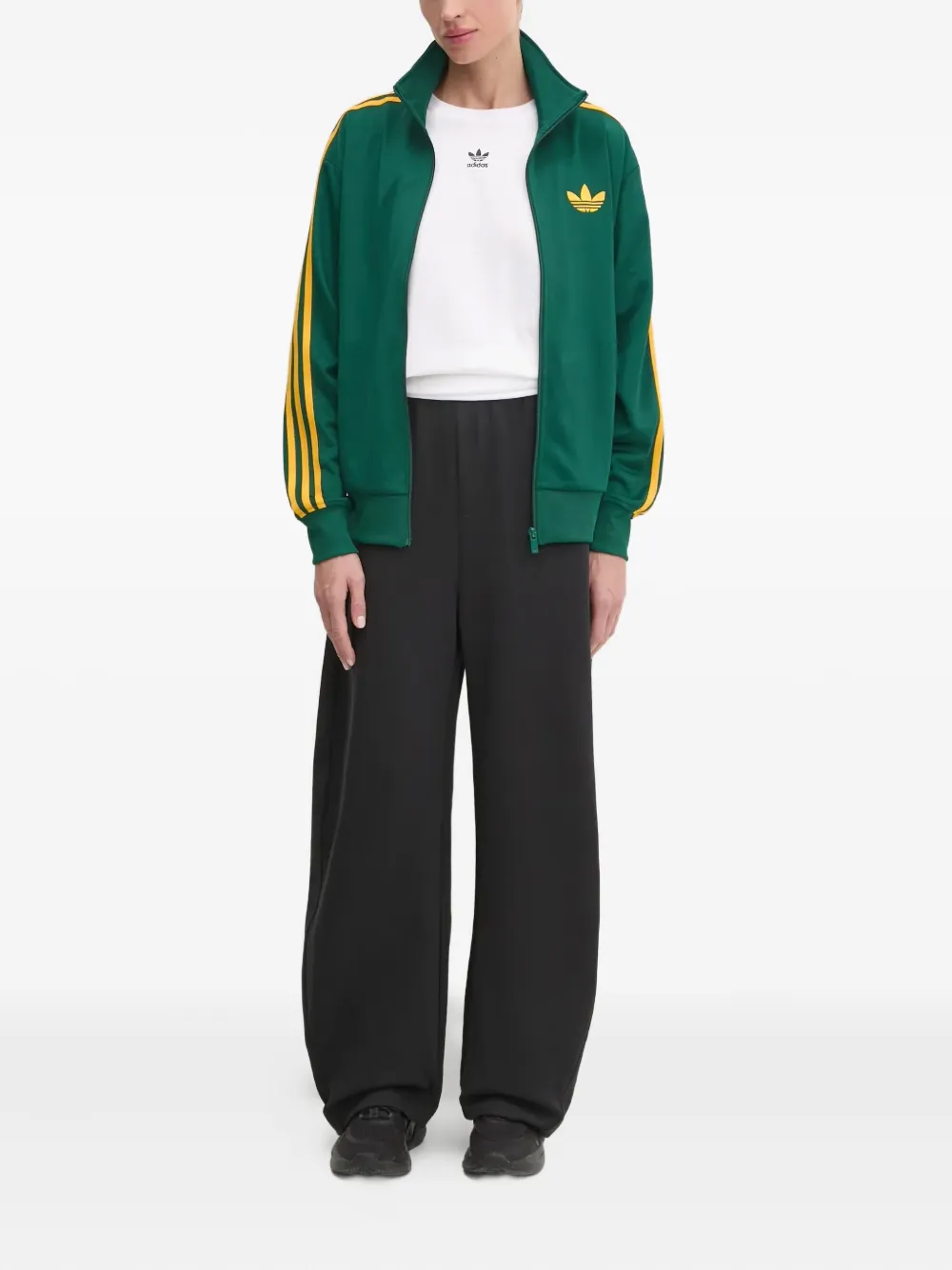 Adidas Originals Firebird 3-stripe Track Jacket In Green